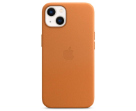 Apple Skórzane etui iPhone 13 złocisty brąz - 681265 - zdjęcie 1